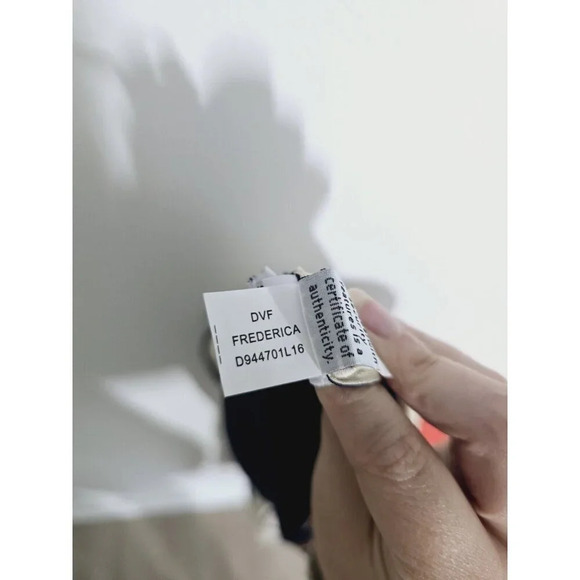 Diane Von Furstenberg Frederica Silk Color Block V-Neck Slip Dress 4 Small S - Picture 12 of 13